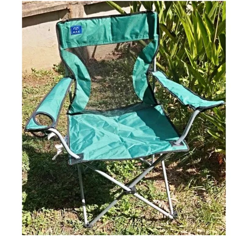 MAC - Silla Plegable Camping Mac Lona Apoyabrazos