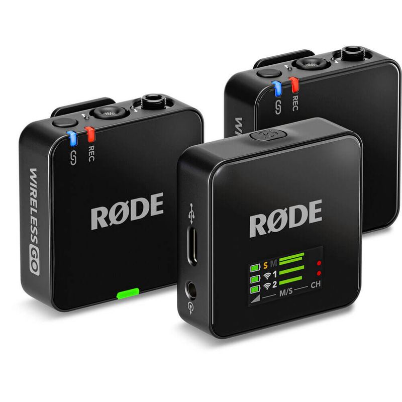 RODE - Rode Wireless Go III (Gen 3) Micrófonos Inalámbricos 2 Personas Camara Celular