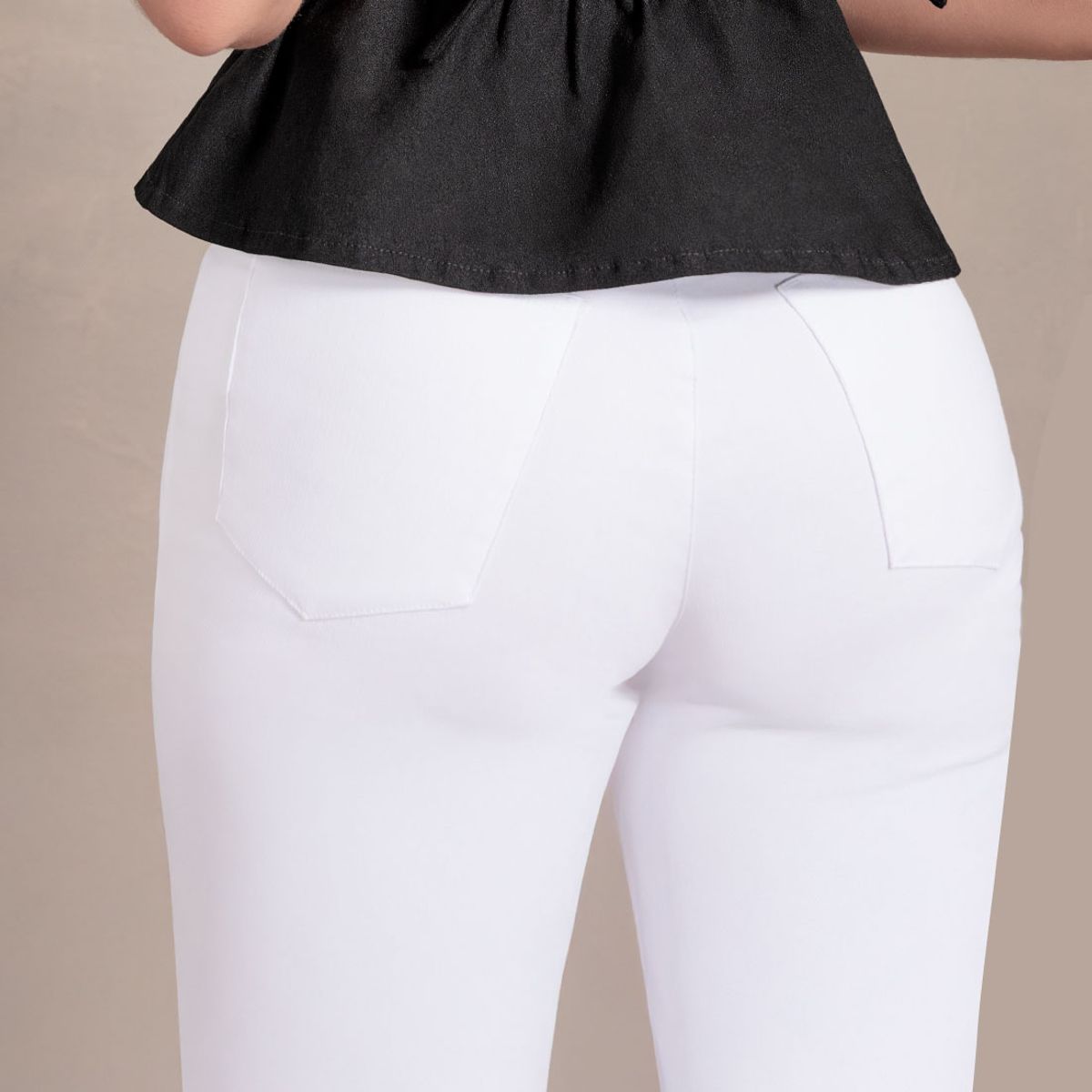 MARKETING PERSONAL - Pantalón Mujer Blanco Mp 110991