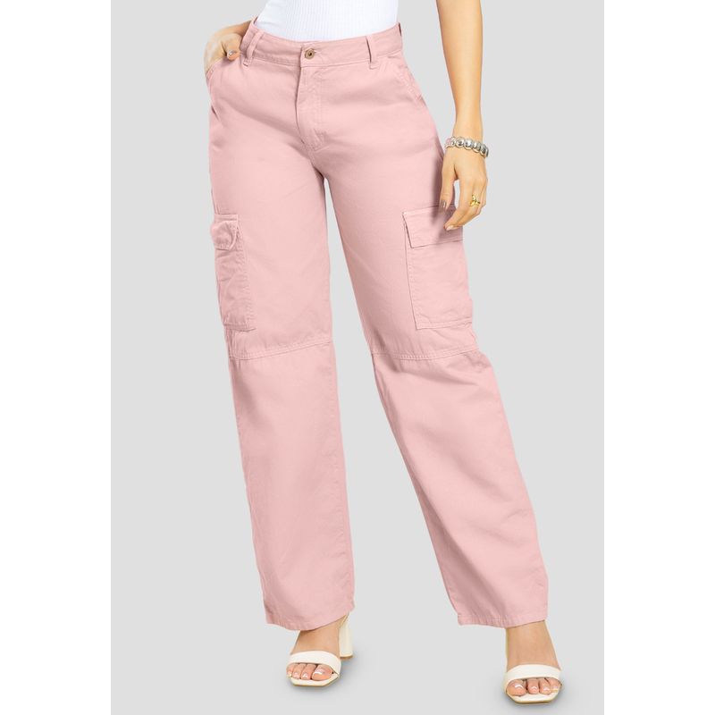 MARKETING PERSONAL - Pantalón Mujer Rosa Polvo Mp 111056