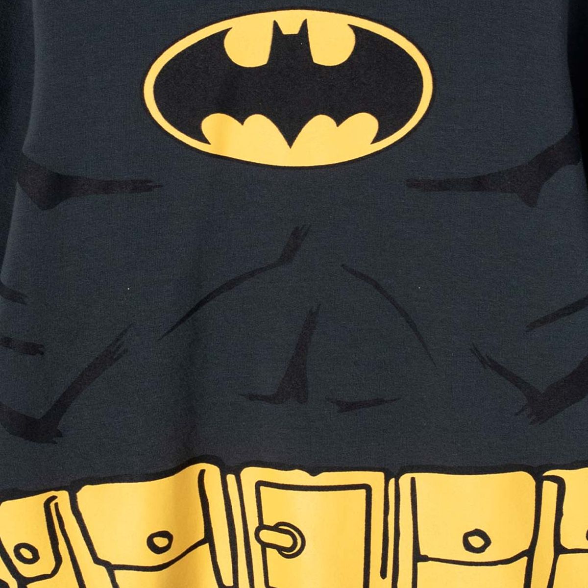 DC COMICS - Buzo de Batman cerrado azul y gris para niño