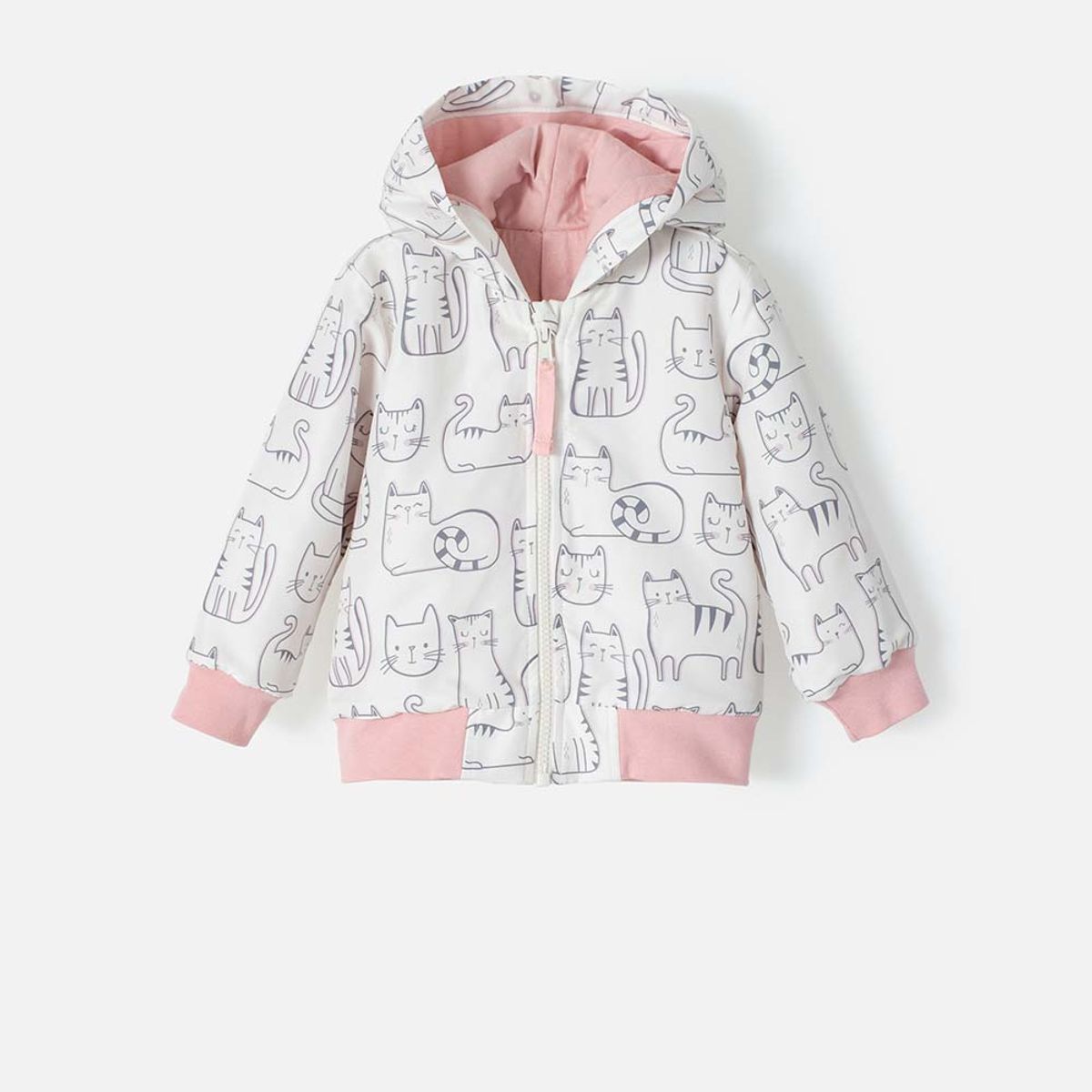 LITTLEMIC - Chaqueta LittleMic con capucha bebé niña