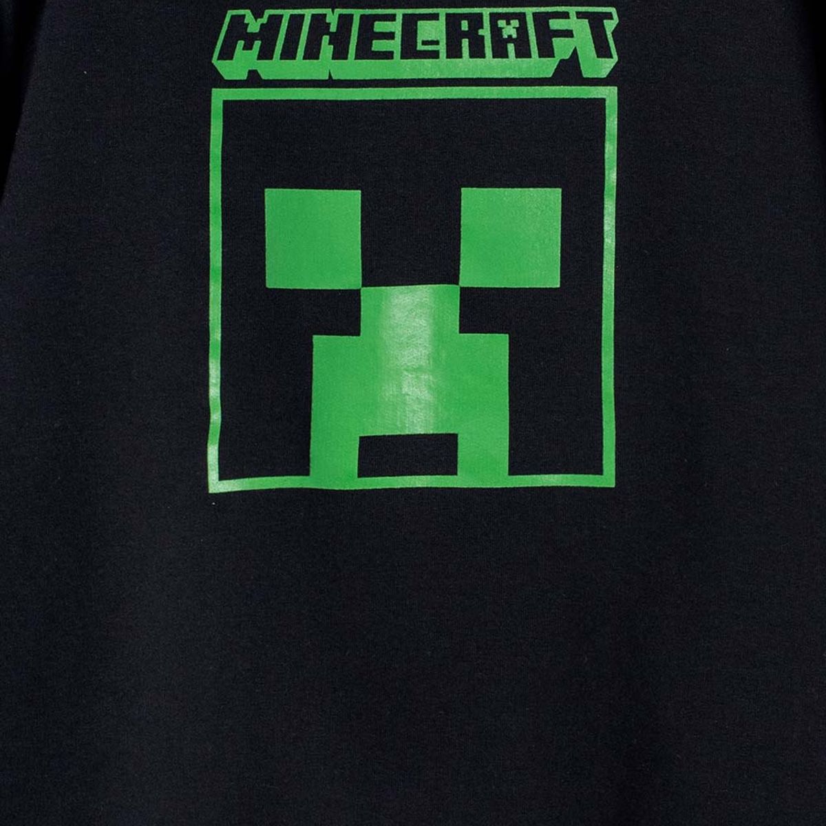 MINECRAFT - Buzo de Minecraft cerrado negro para niño