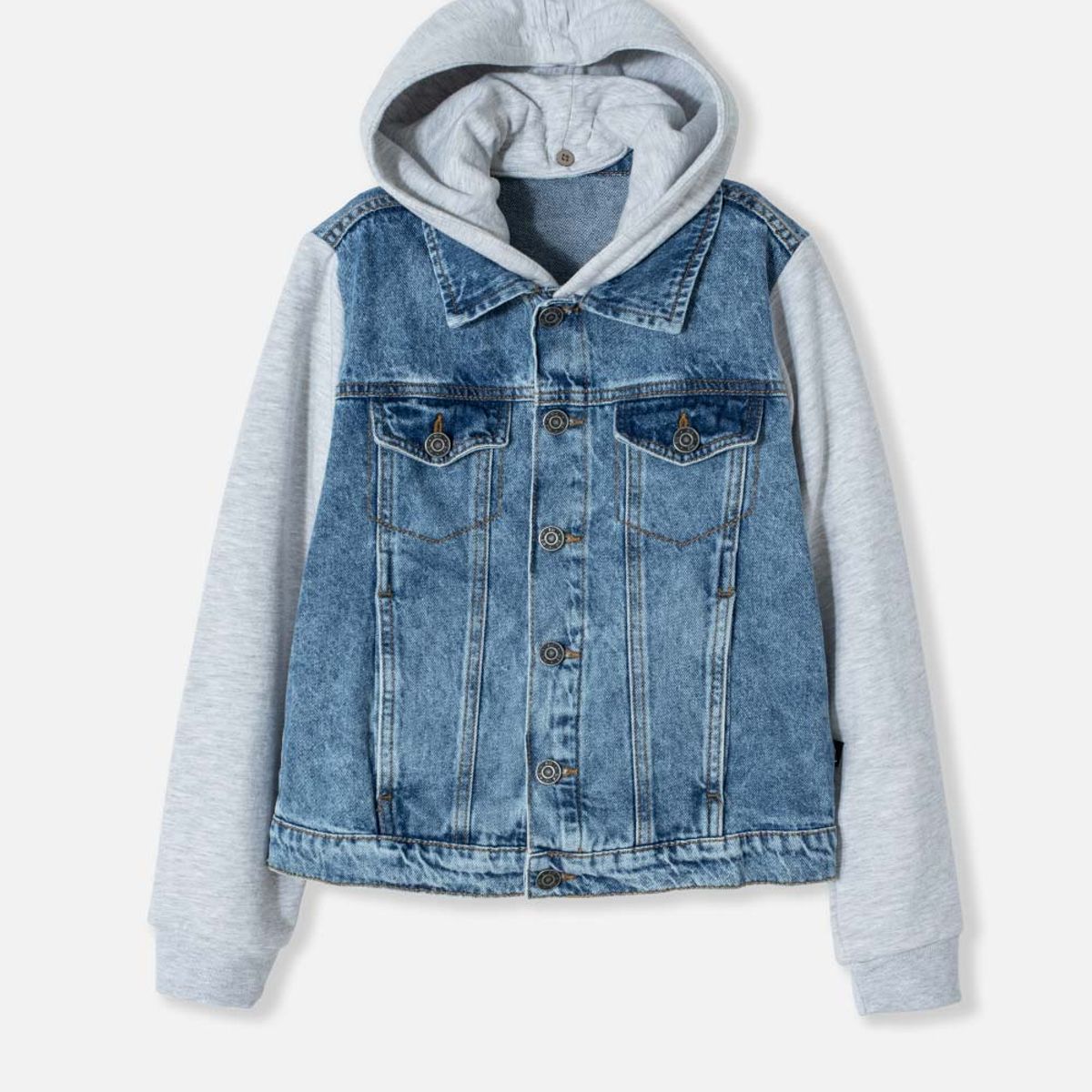 MIC - Chaqueta de Mic con capucha tono medio para niño