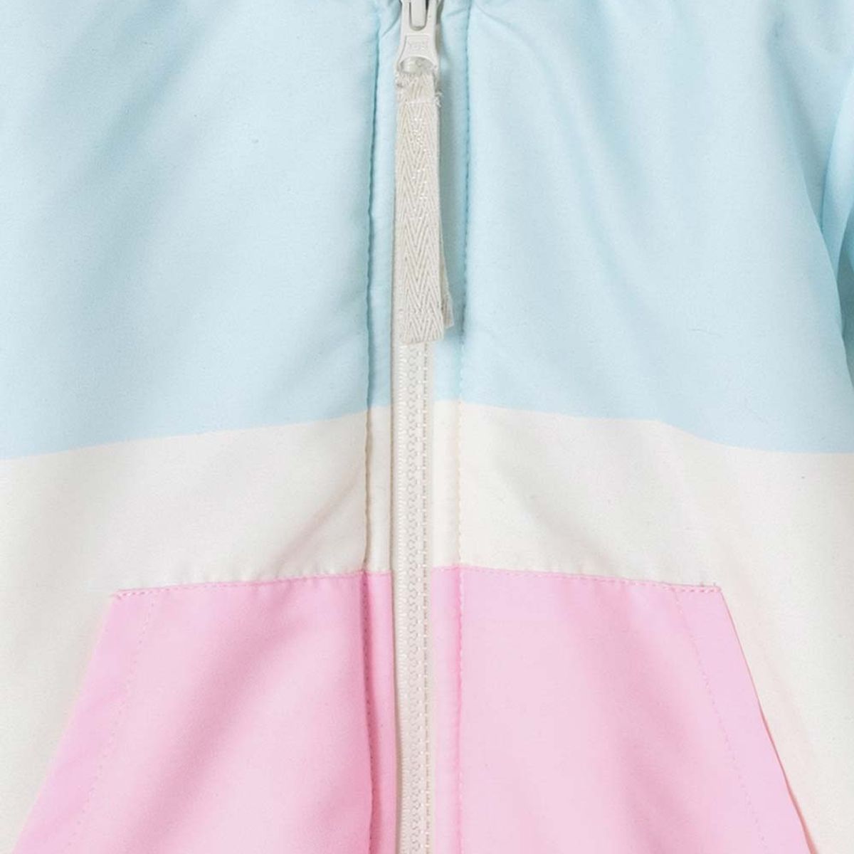 LITTLEMIC - Chaqueta de LittleMic con capucha multicolor para niña 2T a 5T