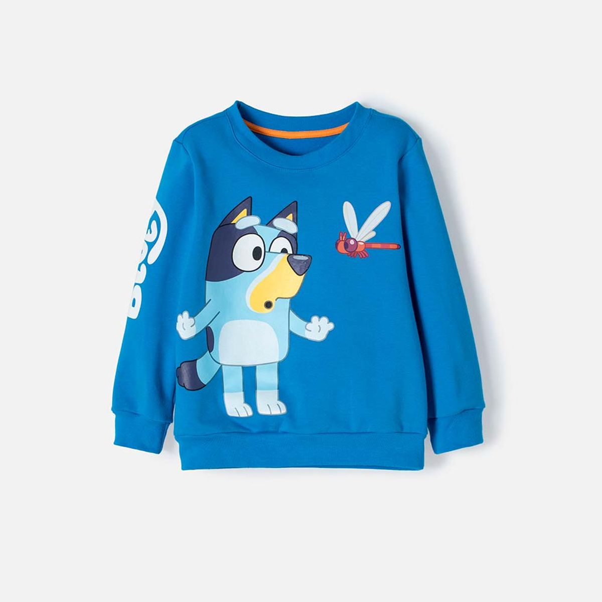 BLUEY - Buzo de Bluey azul de diseño cerrado para niño 2T a 6T