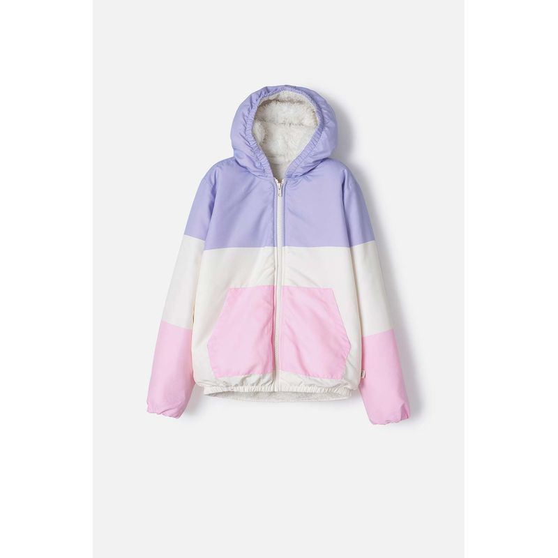 MIC - Chaqueta de Mic con cierre multicolor para niña