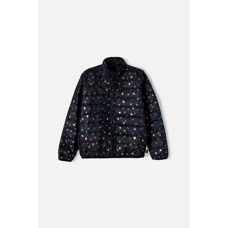 MIC - Chaqueta de Mic con cierre negro para niña