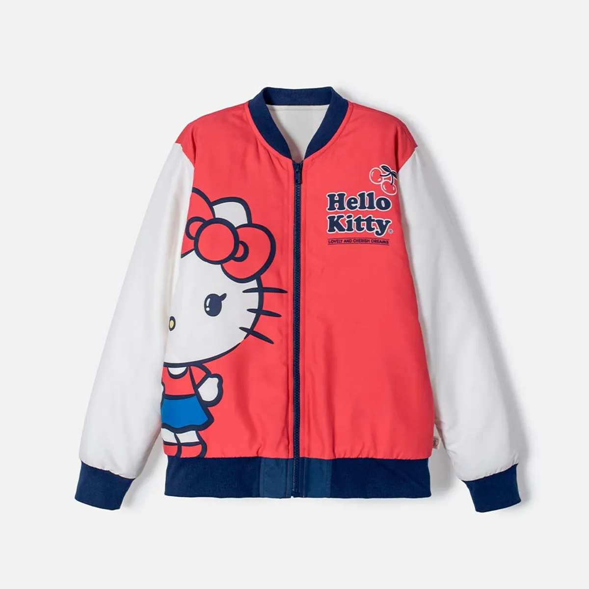 HELLO KITTY - Chaqueta Hello Kitty con cierre multicolor para niña