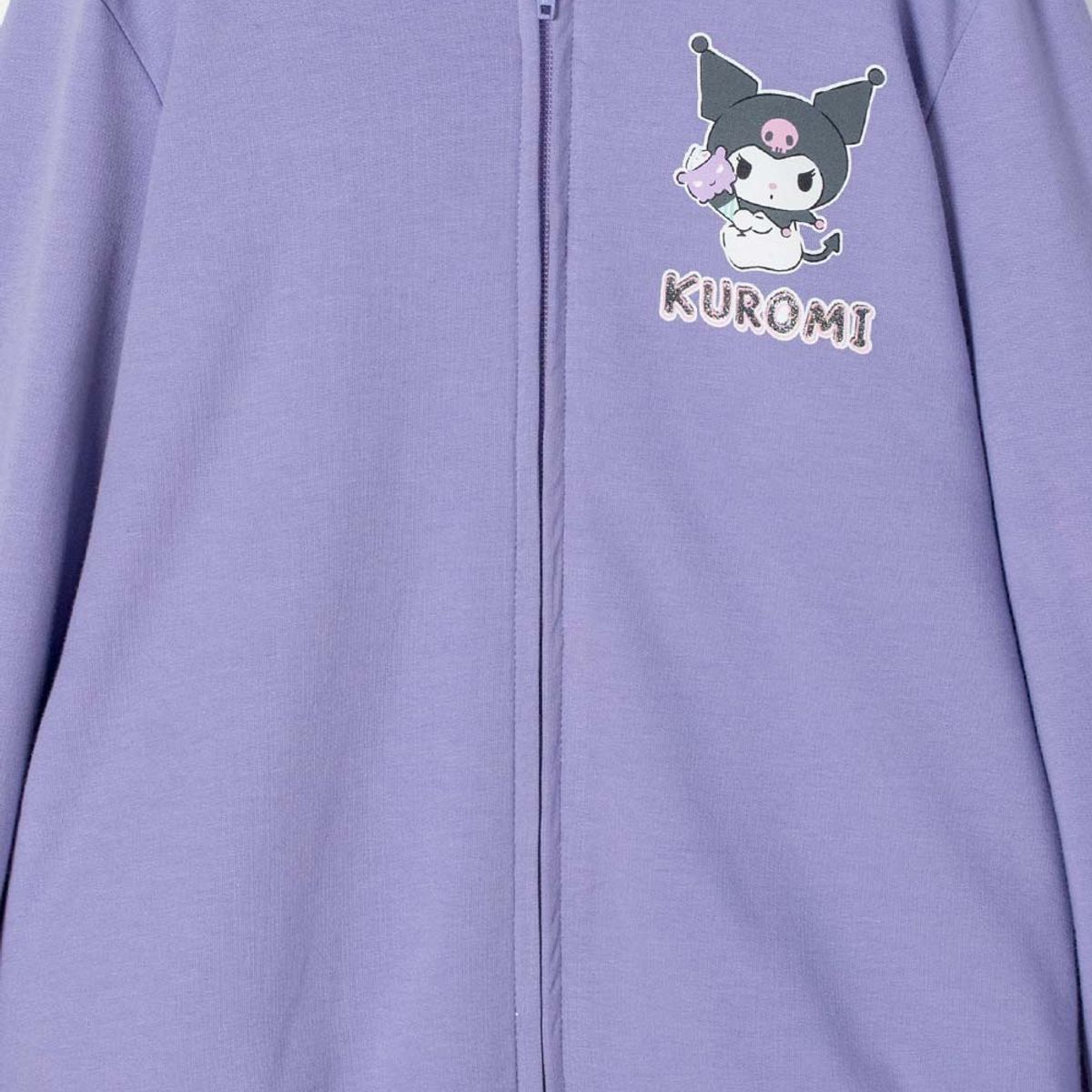 SANRIO - Buzo de Kuromi lila con capucha para niña