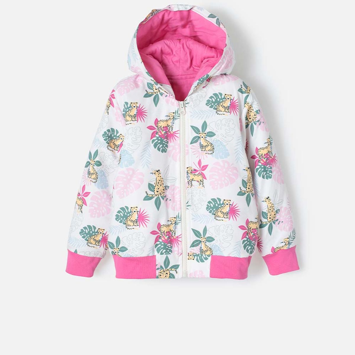 LITTLEMIC - Chaqueta LittleMic con capucha para niña