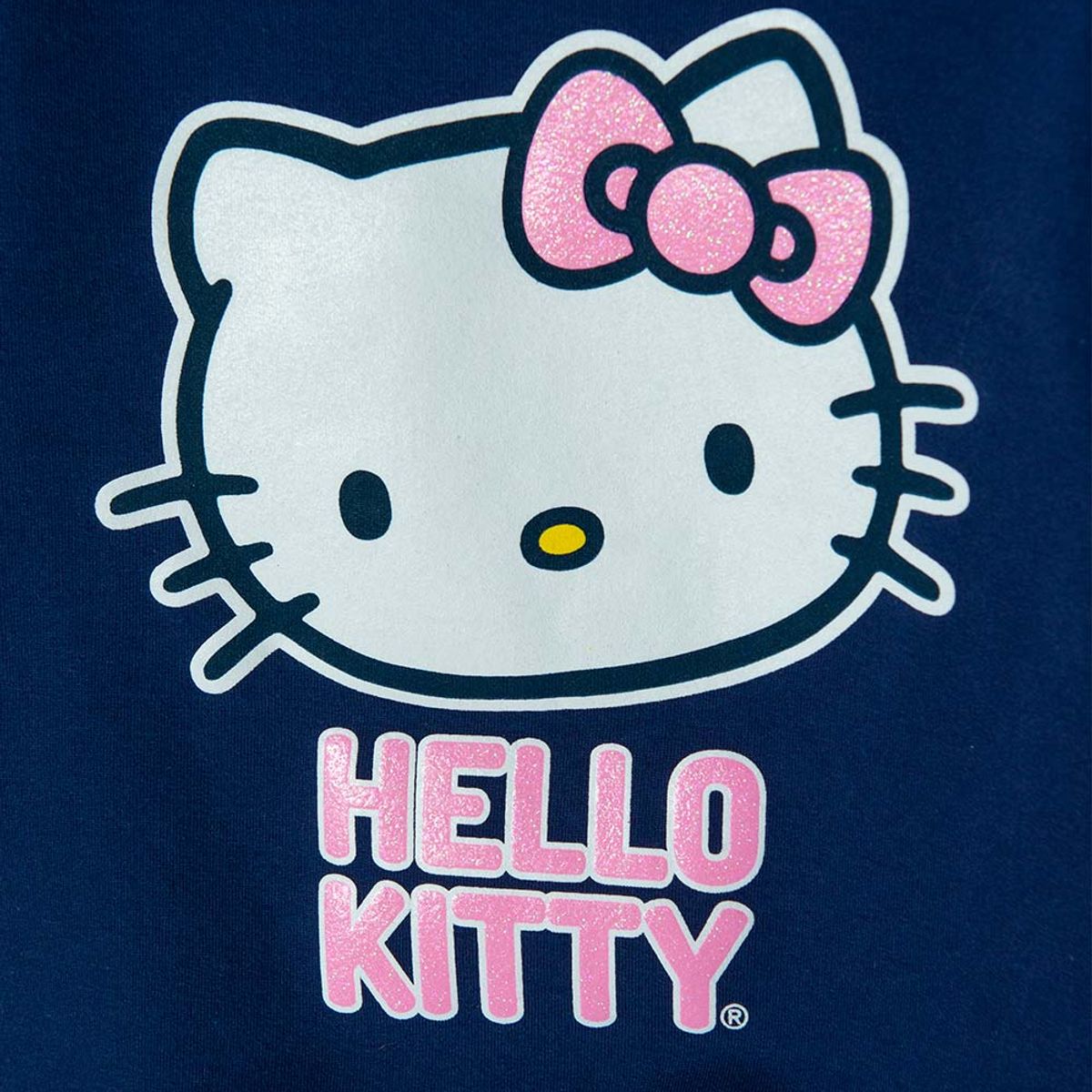 HELLO KITTY - Buzo Hello Kitty cerrado azul para niña 2T a 5T
