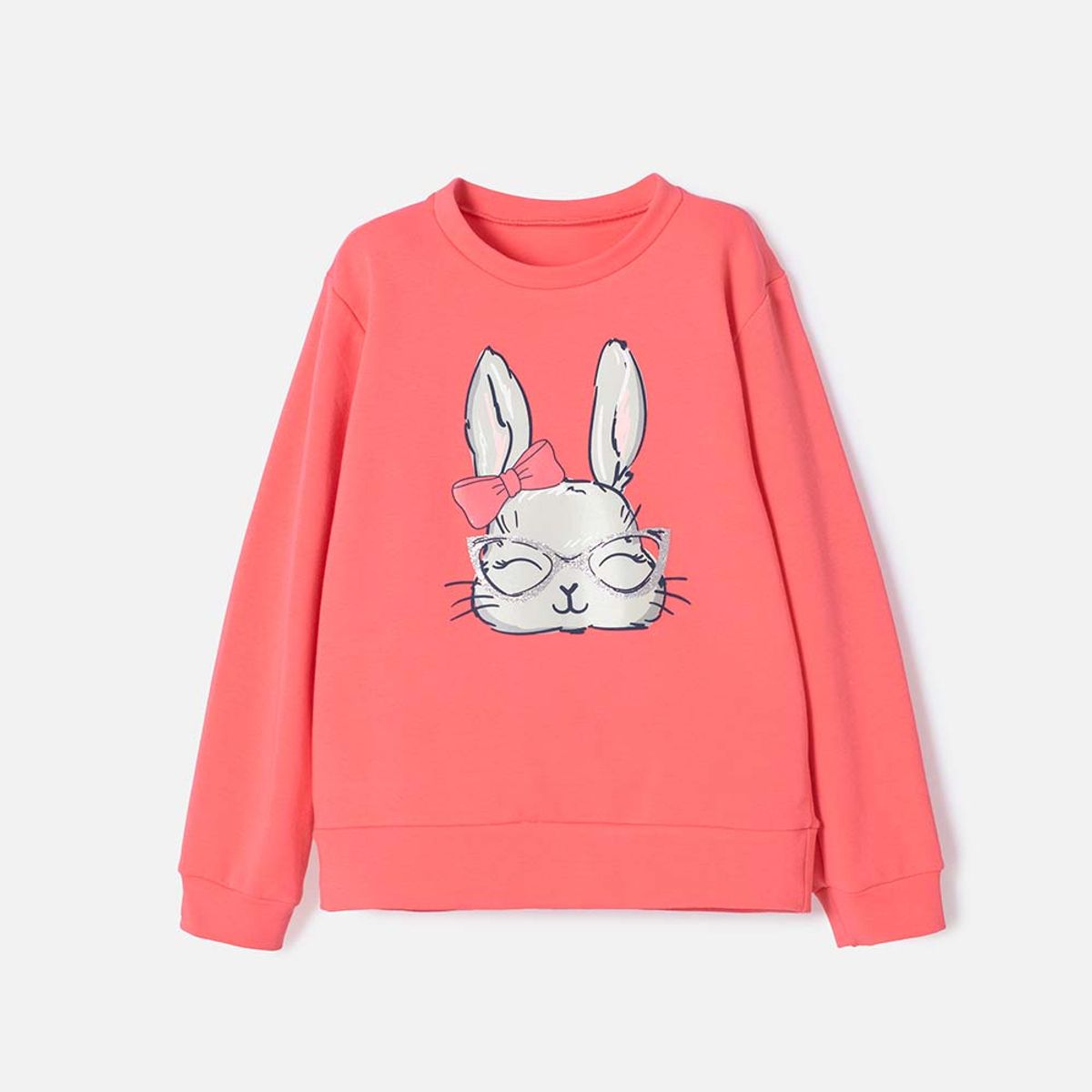 MIC - Buzo de Mic cerrado coral para niña