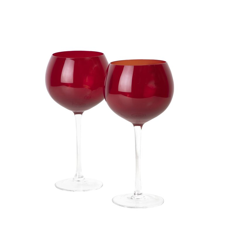 AMBIENTE GOURMET - Copa balon roja setx2