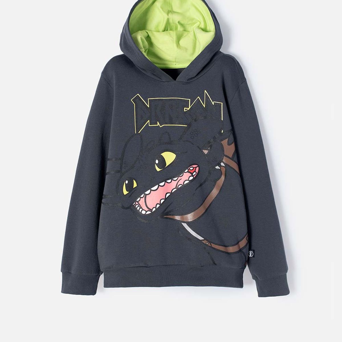 UNIVERSAL - Buzo Cómo entrenar a tu dragón gris y verde con capucha para niño