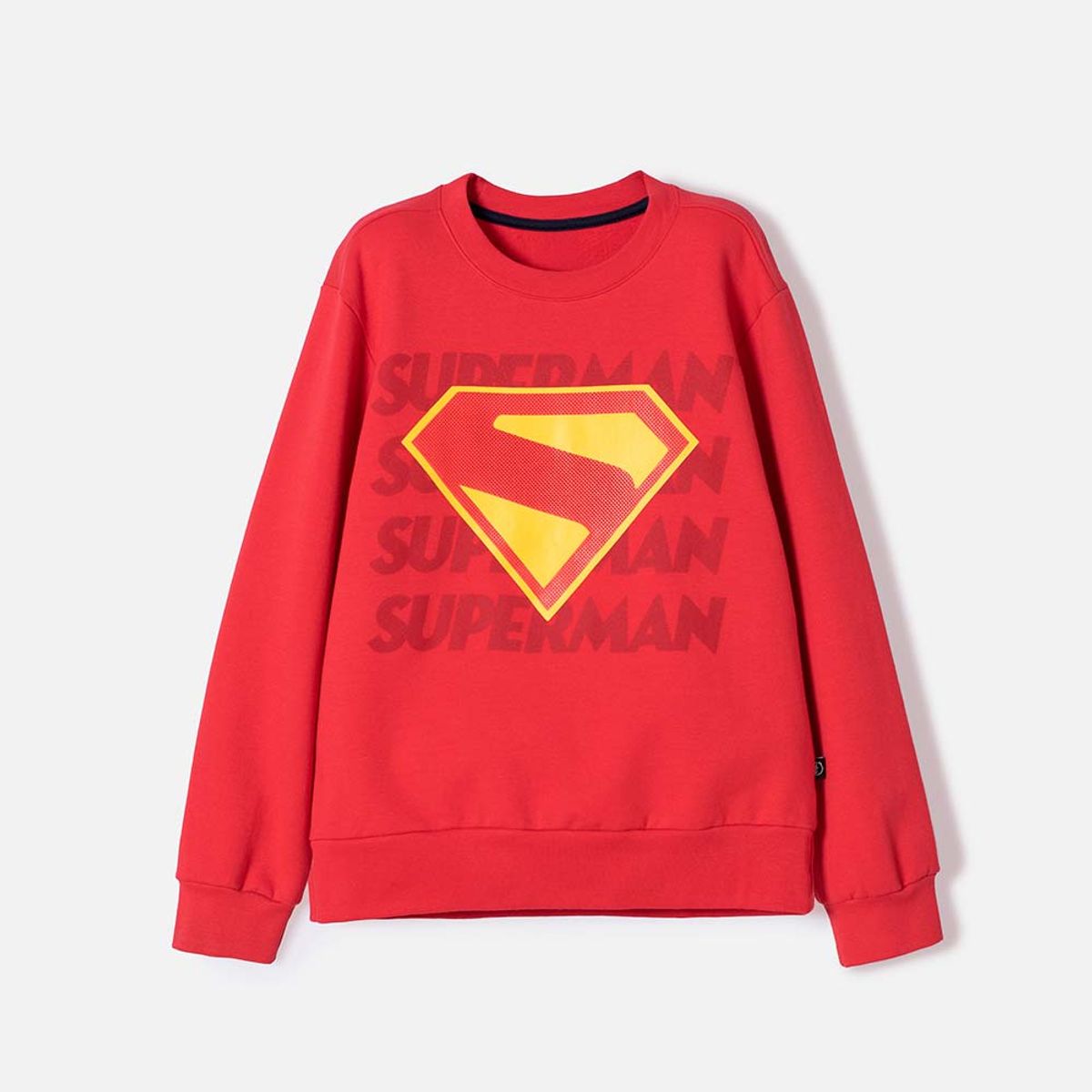 DC COMICS - Buzo de Superman rojo cerrado para niño