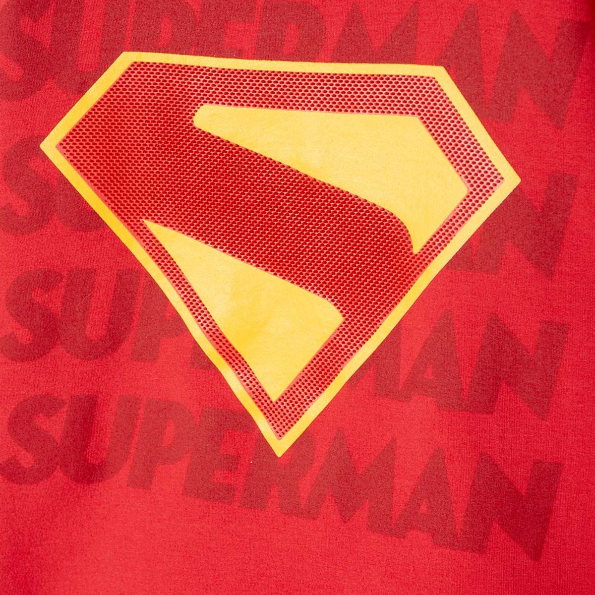 DC COMICS - Buzo de Superman rojo cerrado para niño