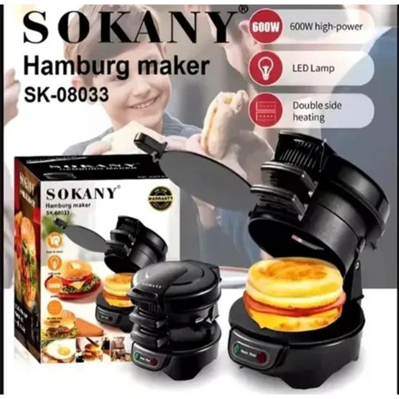 SOKANY - MÁQUINA HAMBURGUESA SOKANY 08033