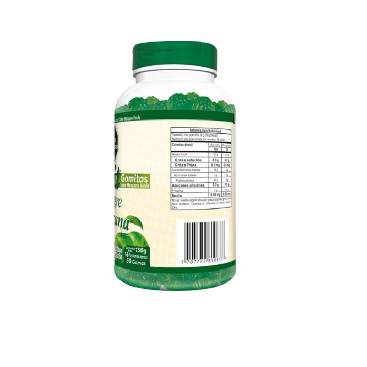 NATURAL FRESHLY - MILIVIT VINAGRE DE MANZANA X 50 GOMAS