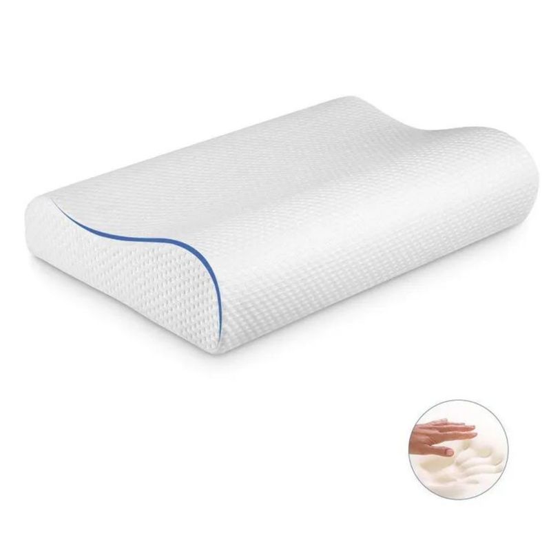 GENERICO - Almohada Cervical Memory foam 60x40x13x11cms I Fit Sport