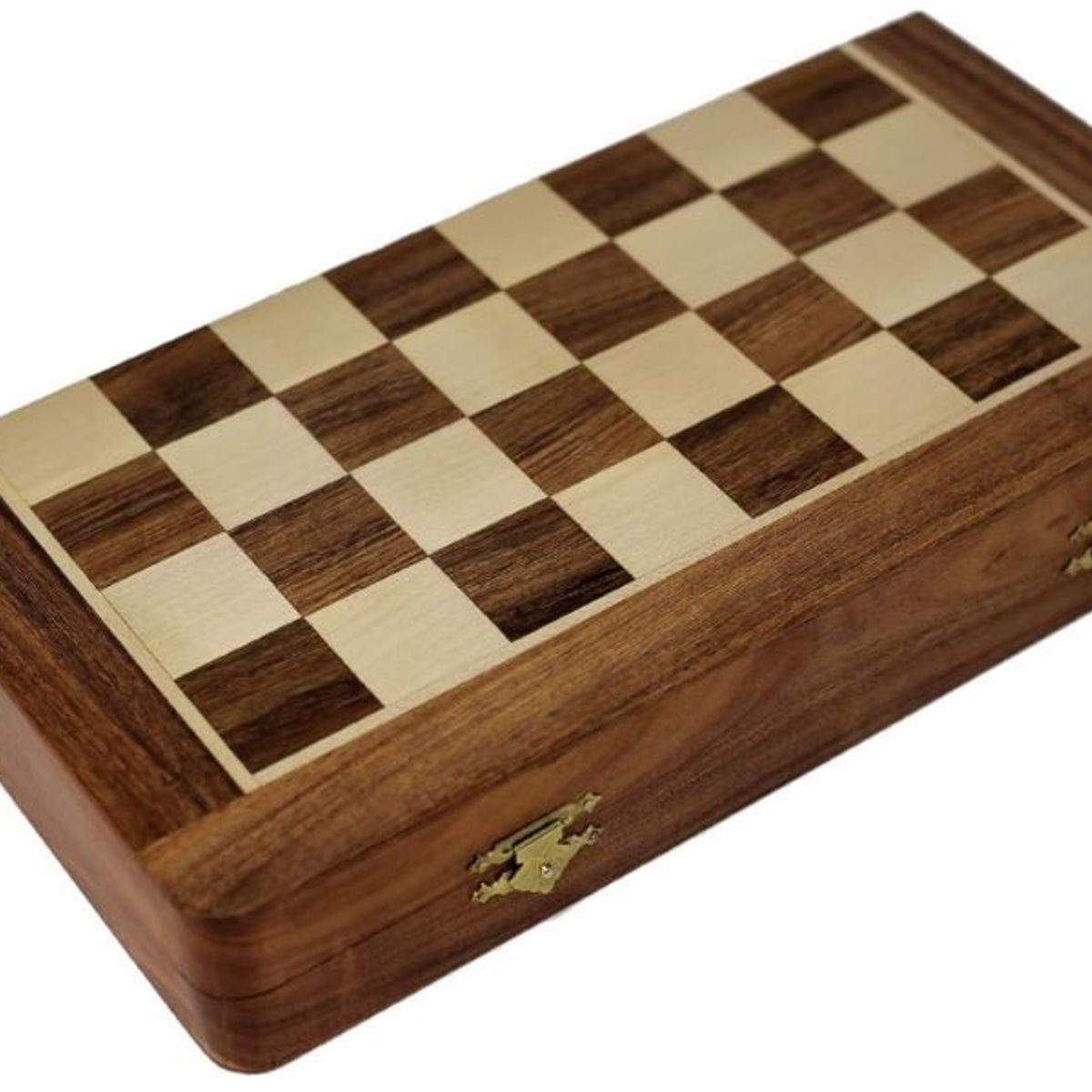 ZHOPI CO - Juego De Ajedrez Magnetico De Madera Plegable Portatil