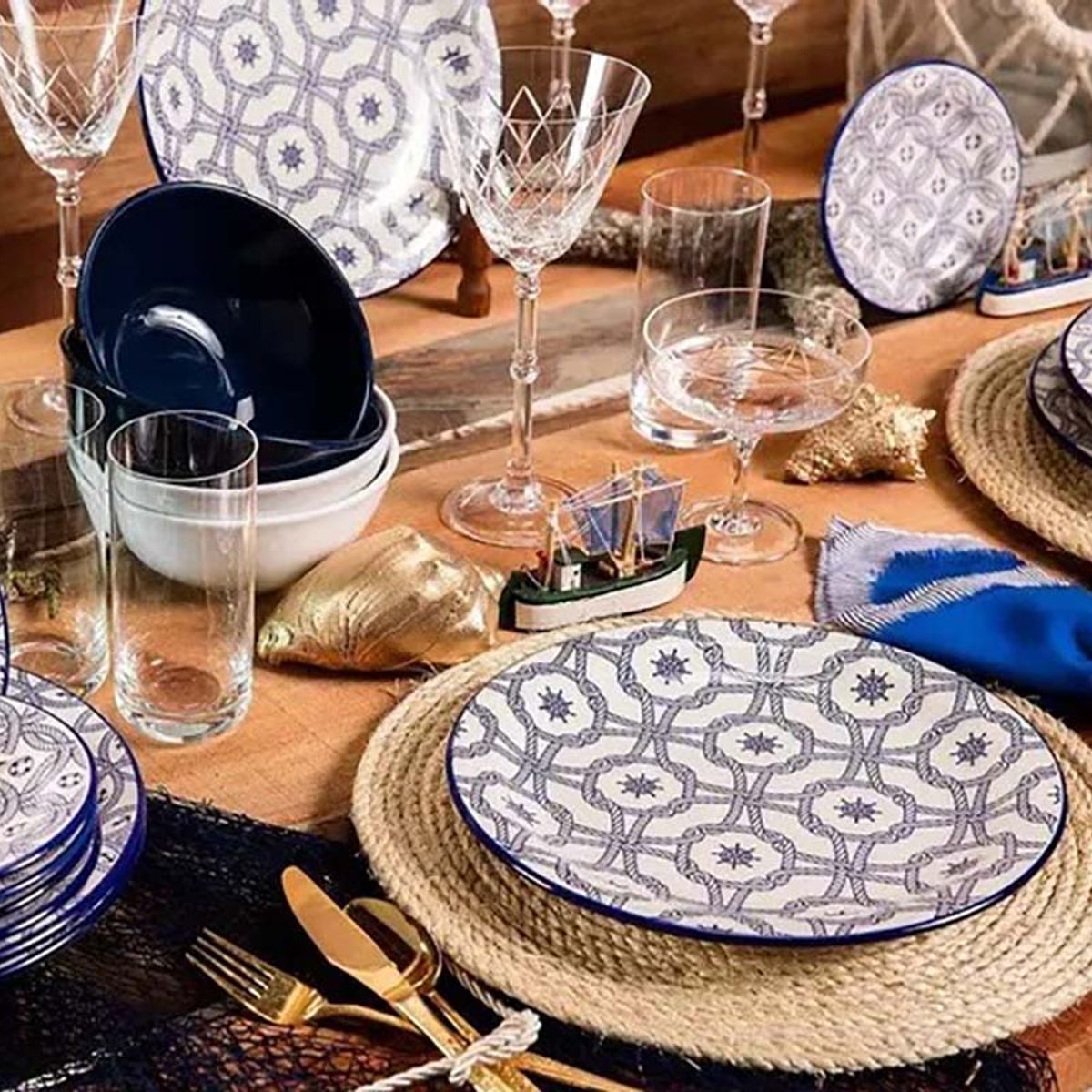 OXFORD - PLATO LLANO CERAMICA 26 CMTS NAUTICO