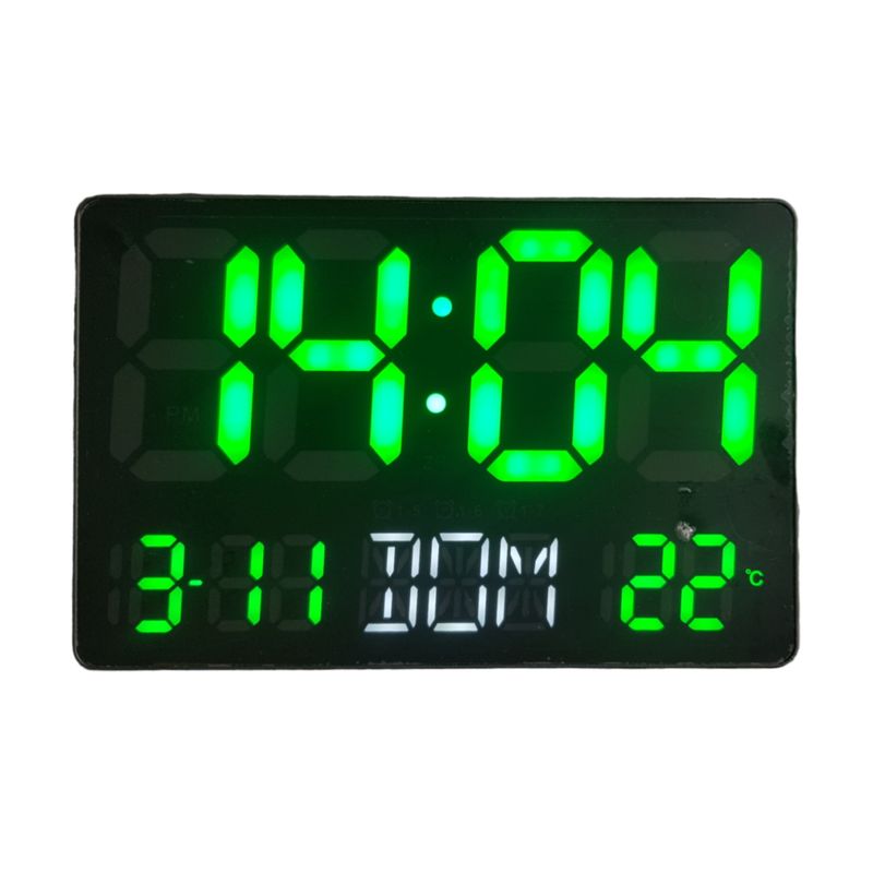 GENERICO - Reloj Y Calendario Digital De Pared O Mesa Jh-2617