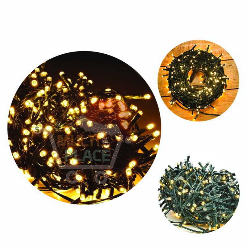 MULTIPLACE COLOMBIA - Luces de navidad lineal 100 led 8 metros para árbol y otros