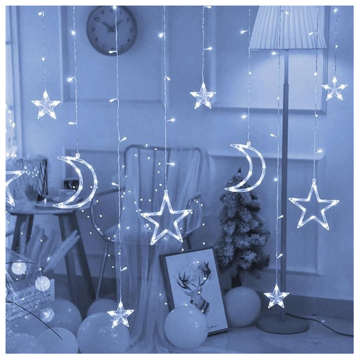 MULTIPLACE COLOMBIA - Luces de navidad decorativas con figuras De estrellas