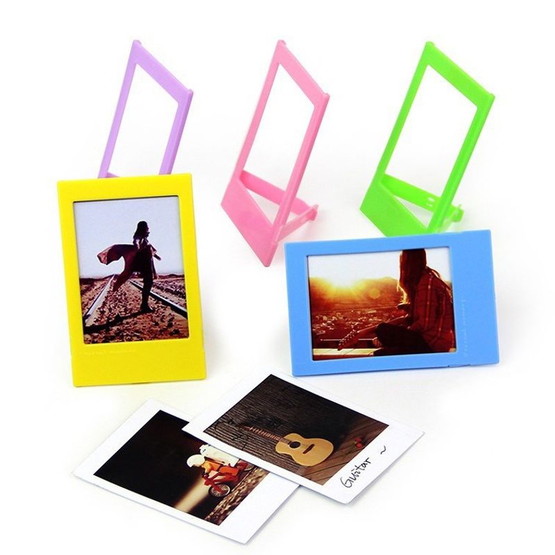GENERICO - Mini marcos de fotos para Instax Mini  Set x5 colores