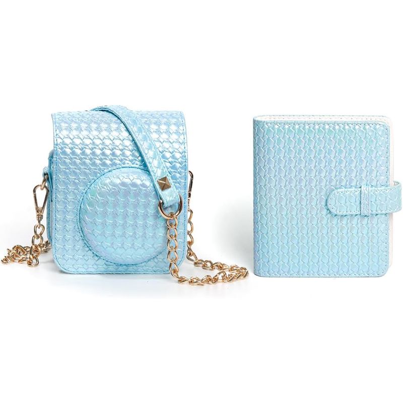 GENERICO - Estuche Instax Mini 12 + Album color Azul