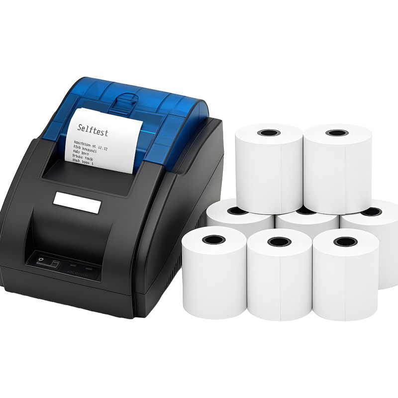 GENERICO - Combo Impresora Pos Térmica Tickets 58mm Xprinter + 8 Rollos