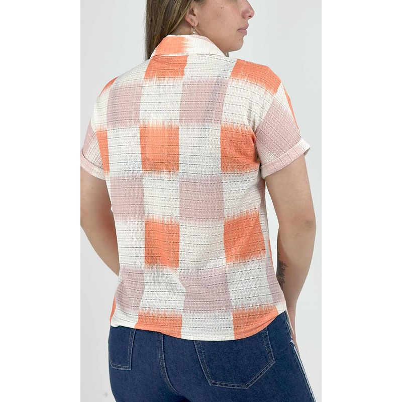 L Y H - Blusa Para Mujer Manga Corta Coral Marca L&H