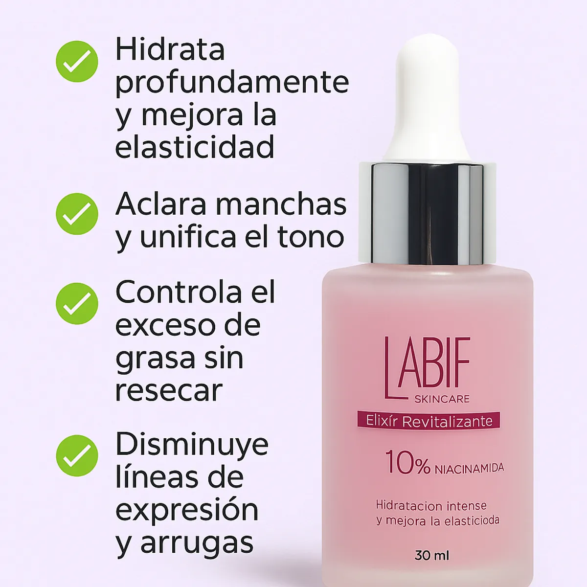 GENERICO - Serum Facial LABIF Niacinamida 10% Hidratante 30ml