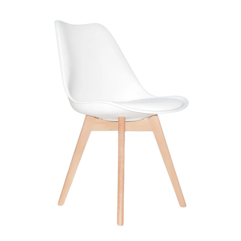 BONNO - Silla Auxiliar Ema Bonno Para Sala De Estar Moderna Color Blanco