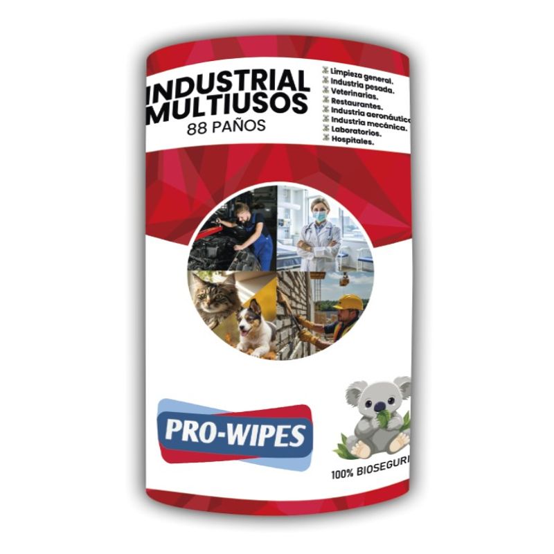 GENERICO - TOALLAS MULTIUSOS DESECHABLES PRO-WIPE POR 88 PAÑOS