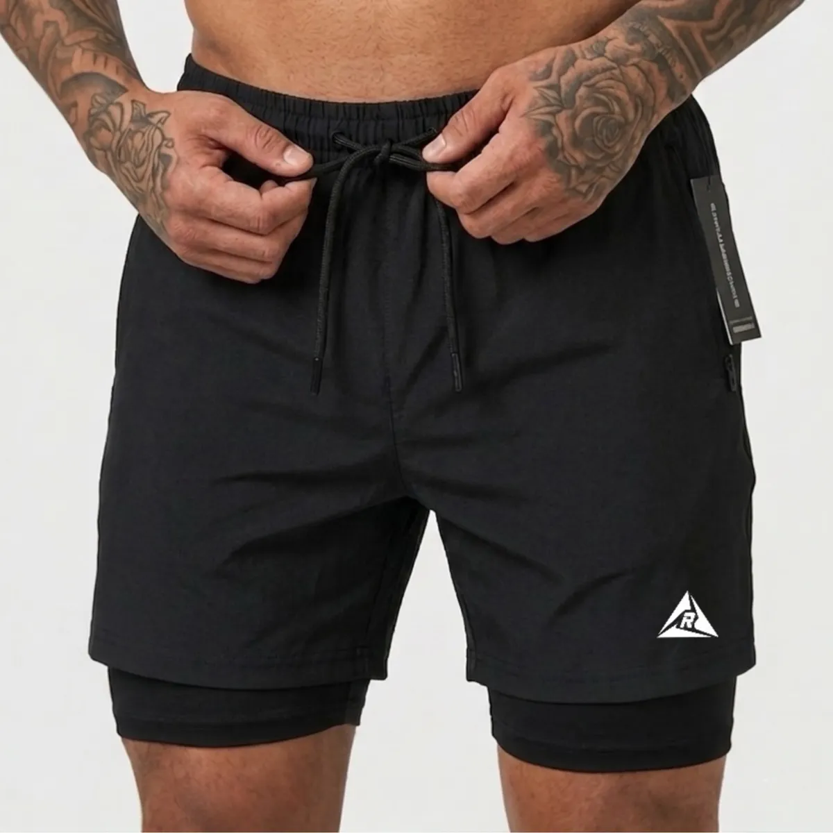 RIPPLE FT - x2 Pantalonetas con Licra Corta 3 Bolsillos Original Ripple