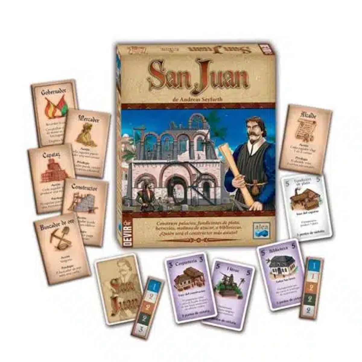 DEVIR - Juego De Mesa San Juan Cartas Estratégicas Devir Adultos