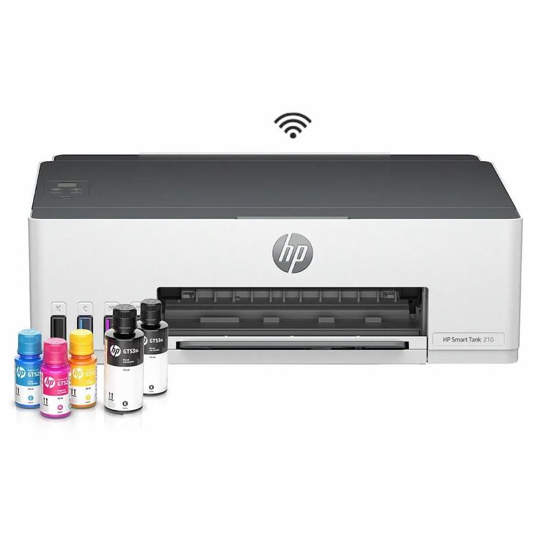 HP - Impresora HP Smart Tank 210 Wifi Bluetooth