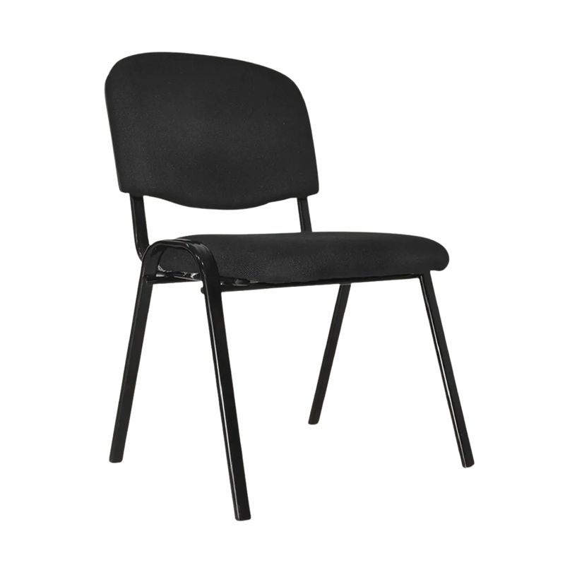 BONNO - Silla Auxiliar Isosceles Bonno Cómod Moderna Color Negro