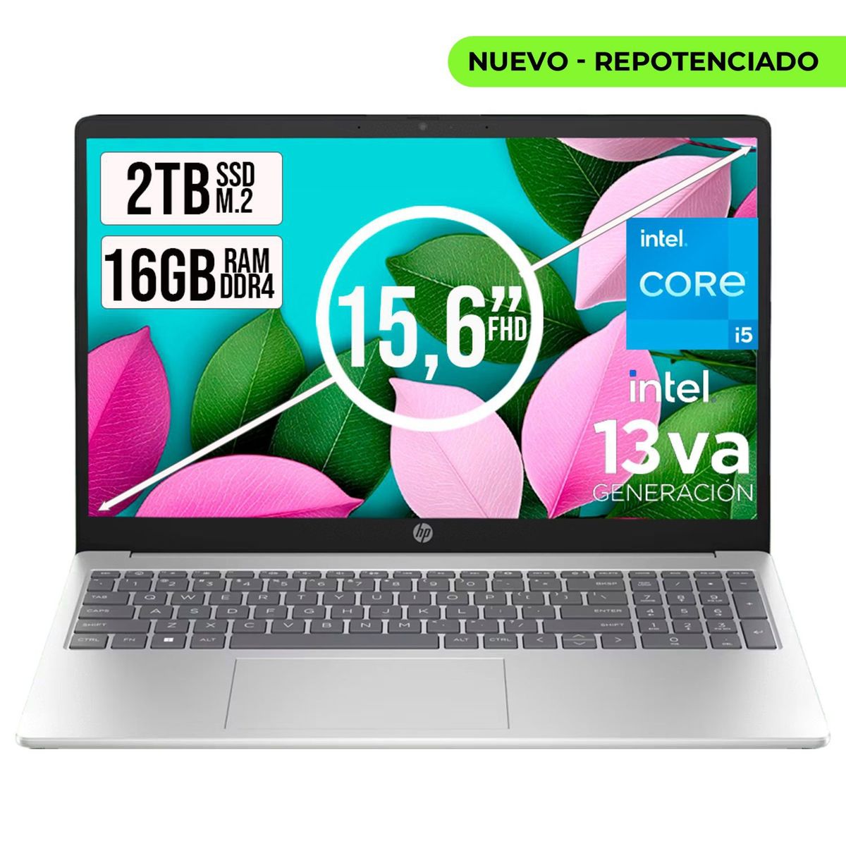 HP - PORTATIL HP 15 INTEL CORE I5-1334U SSD 2TB RAM 16GB LED 15,6 FHD
