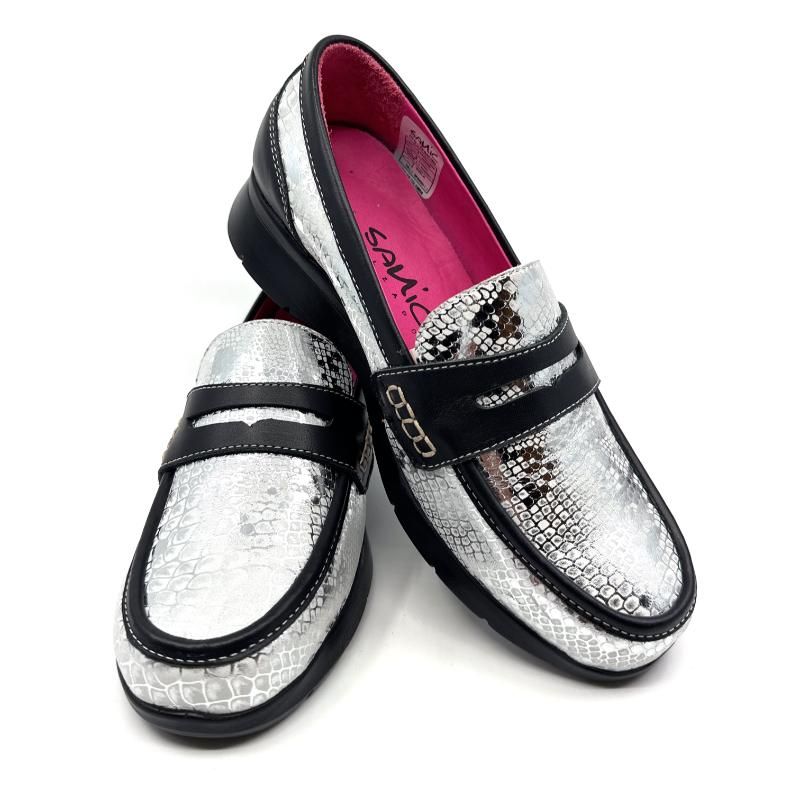 GENERICO - Calzado Sanic Mocasin para Mujer Fabricado 100% en Cuero
