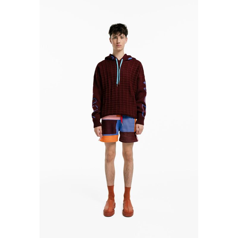 MAGLIONE - Hoodie Serpentina con Capota y manga larga