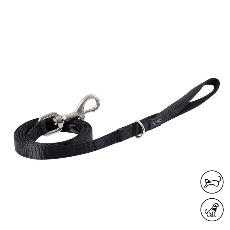 TOTTO - Correa Manija Para Mascota Sencilla Totto Odye Negra