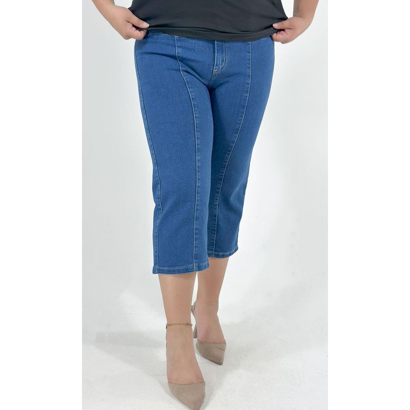 L Y H - Capri Para Mujer Azul Marca L&H