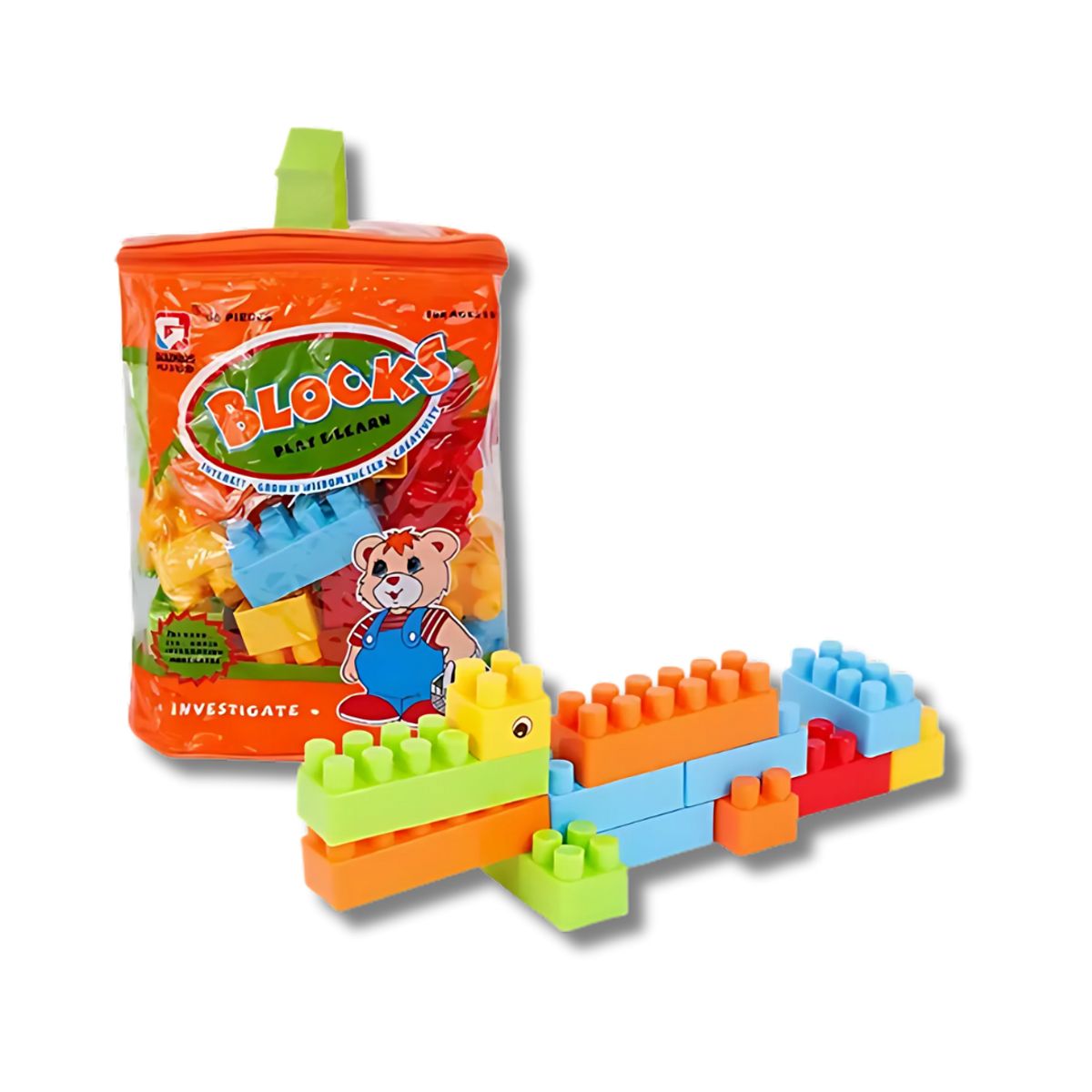 GENERICO - Set de Bloques de Construcción Educativos