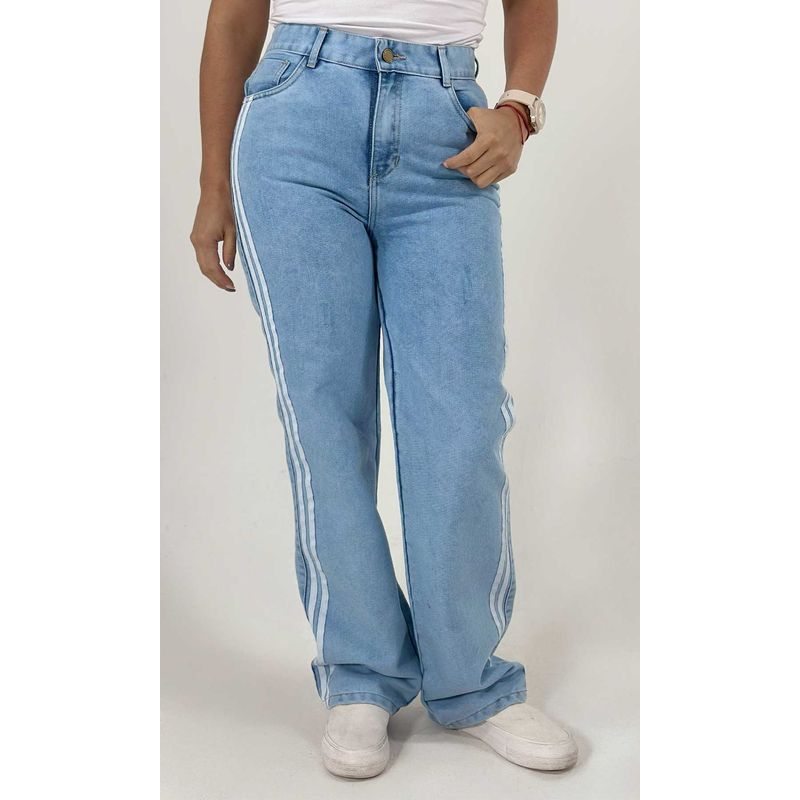 L Y H - Jean Para Mujer Azul Marca L&H