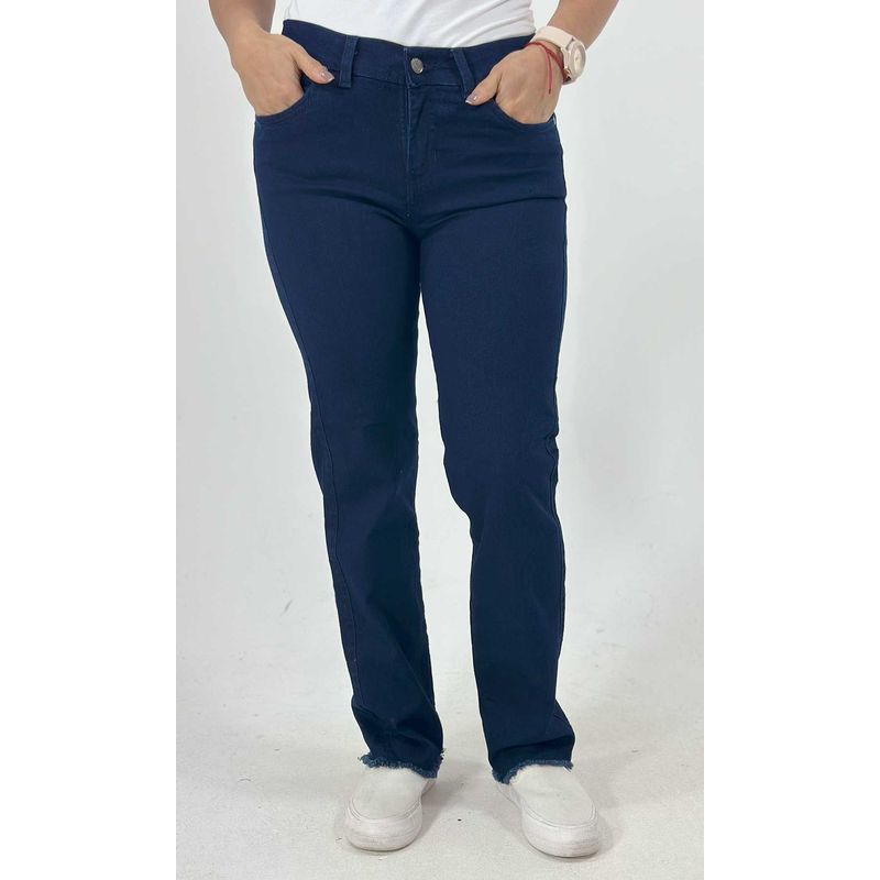 L Y H - Jean Para Mujer Azul Marca L&H