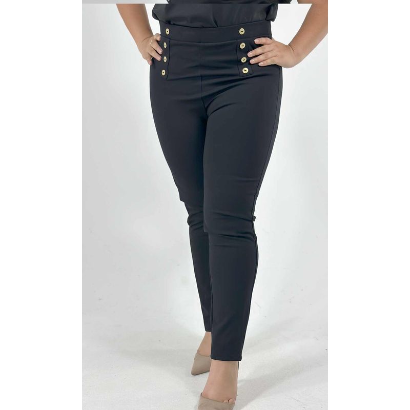L Y H - Leggins Para Mujer Negro Marca L&H
