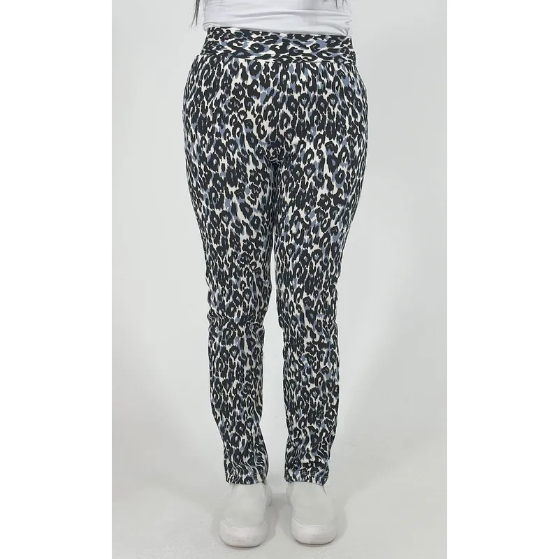 L Y H - Leggins Para Mujer Azul Marca L&H